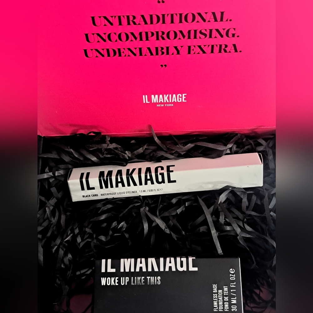 IL Makiage Woke Up Like This #35 Flawless Liquid Foundation & Black Eyeliner New